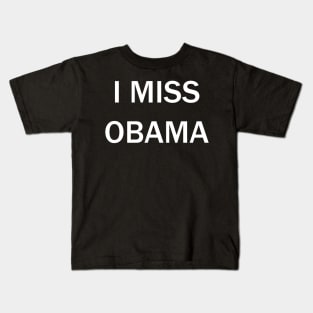 I Miss Obama Barron Trump Kids T-Shirt